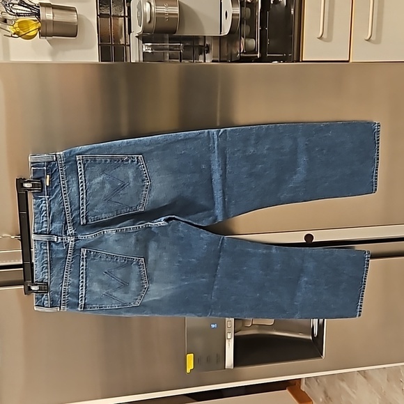 💕MOTHER SUPERIOR💕 The Ditcher Crop Jeans ~ Hit The Ground Running 27 NWOT - Picture 11 of 16